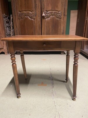 Table formant bureau, ouvrant à un tiroir - H 68 cm L 75cm