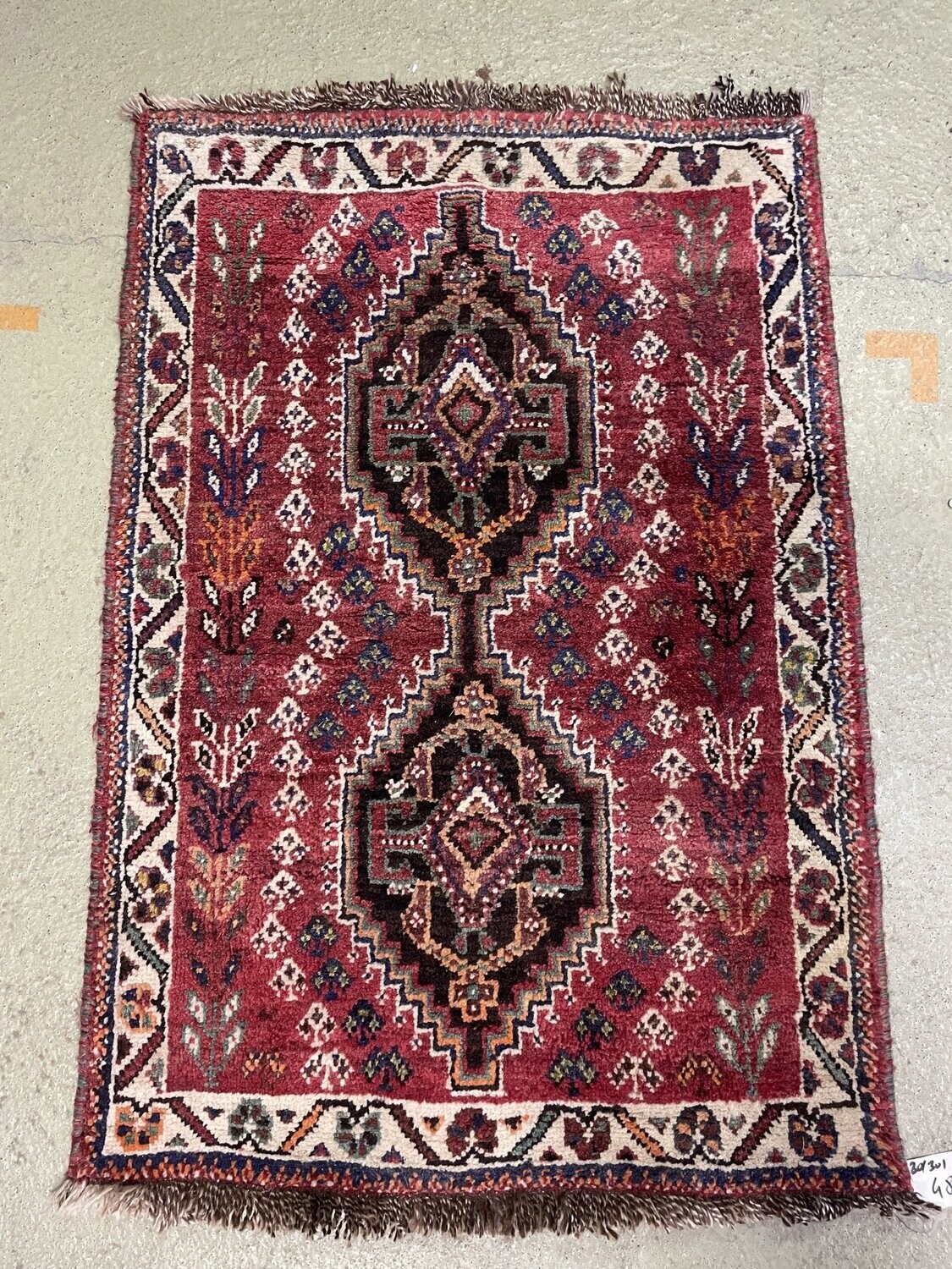 Tapis laine Chiraz  - 114x78 cm