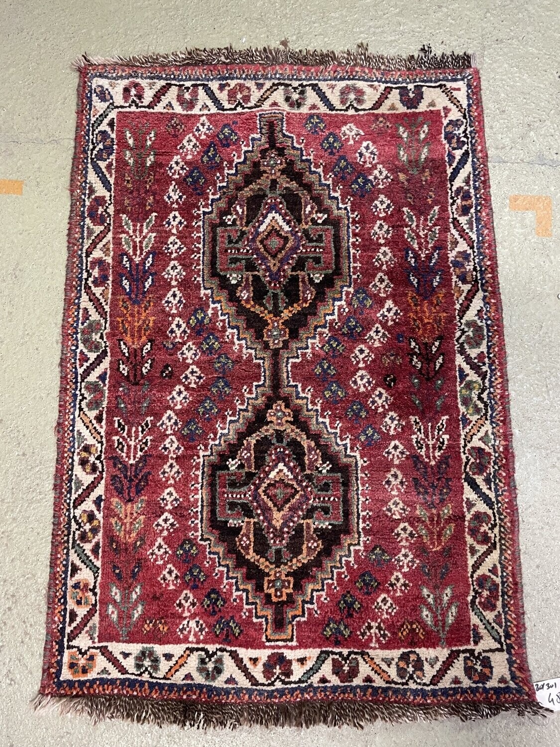 Tapis laine Chiraz - 114x78 cm