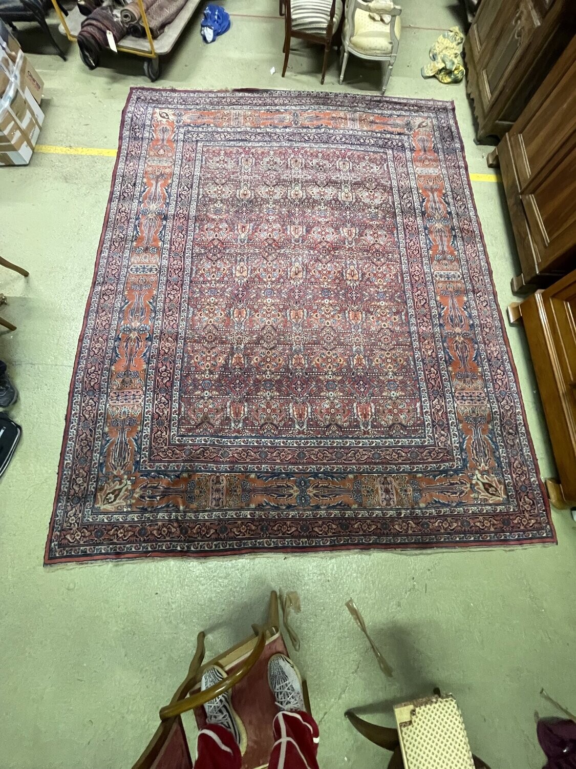 Tapis en laine fait main. Iran. 390 x 300 cm