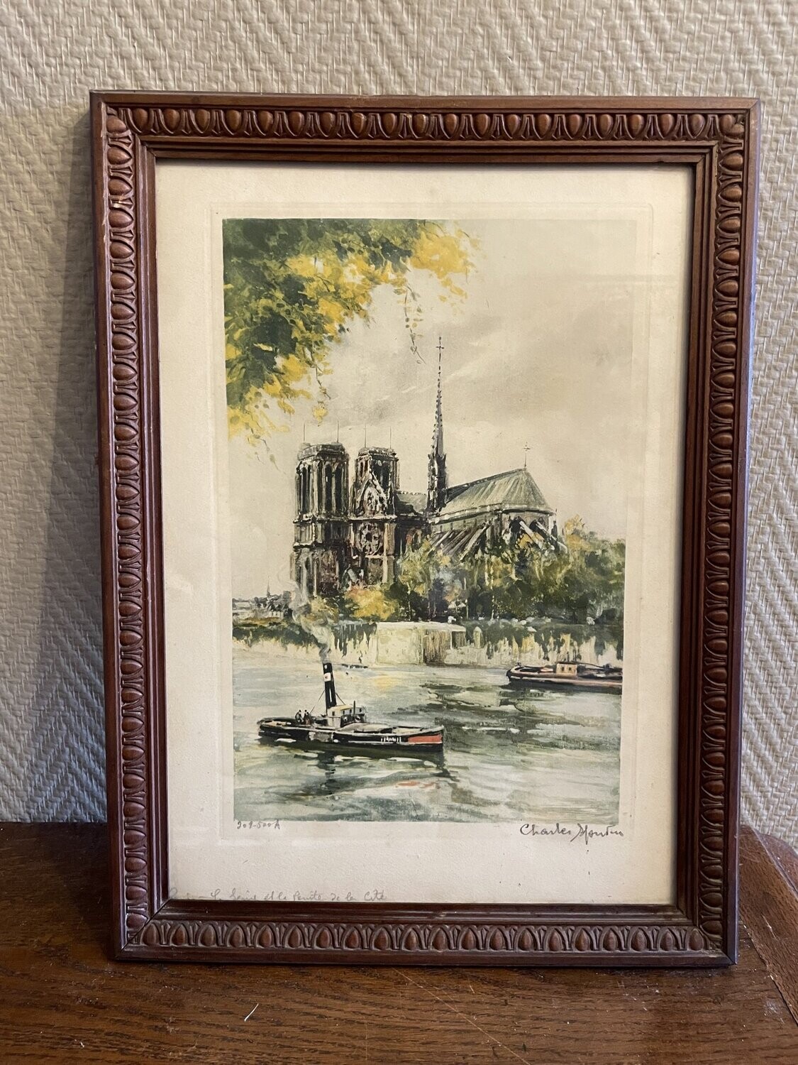 "La seine et Notre Dame" - 31 cm x 42 cm