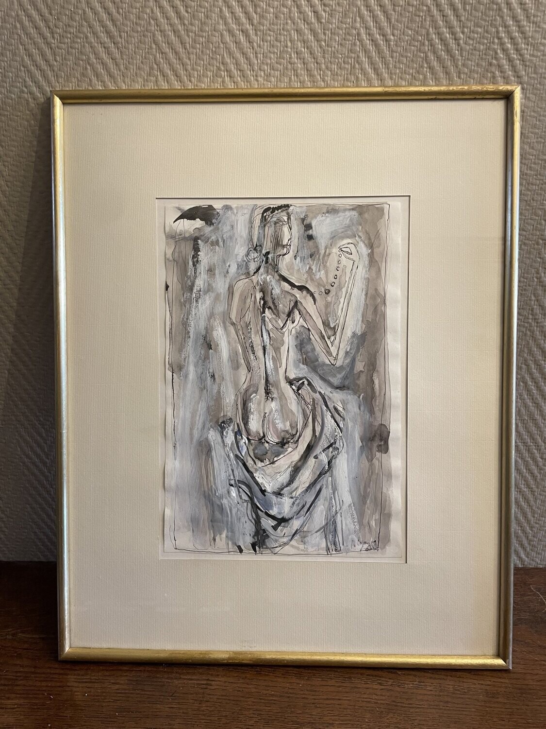 Nu féminin - 40 cm x 50 cm