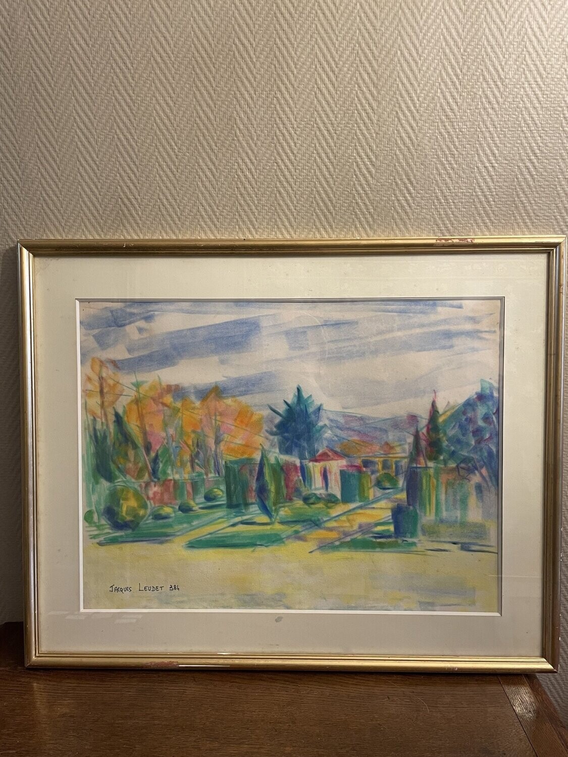 Jacques Leudet "384" - 80,5 cm x 64,5 cm
