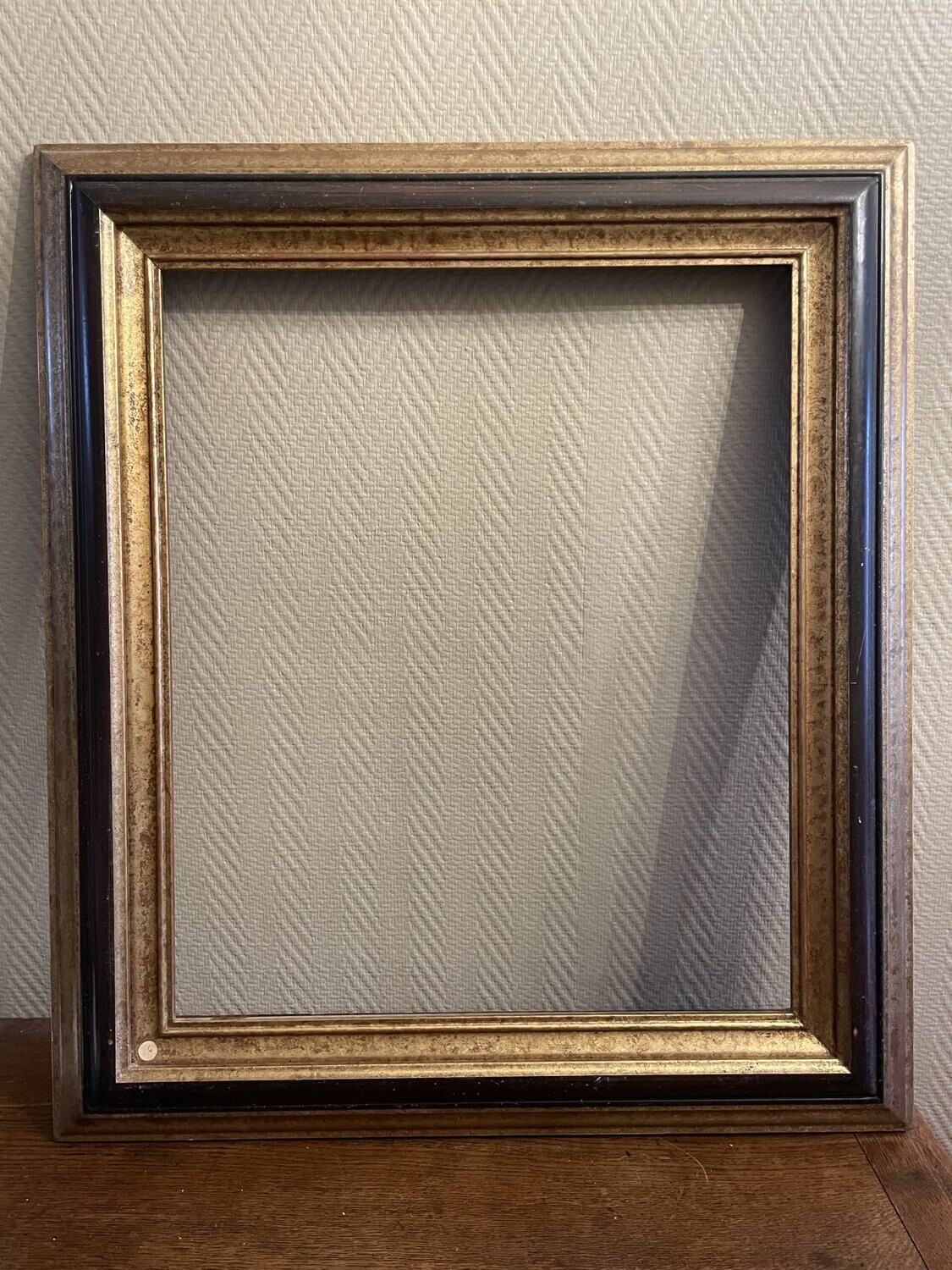 Cadre en bois doré  - 61 cm x 50 cm