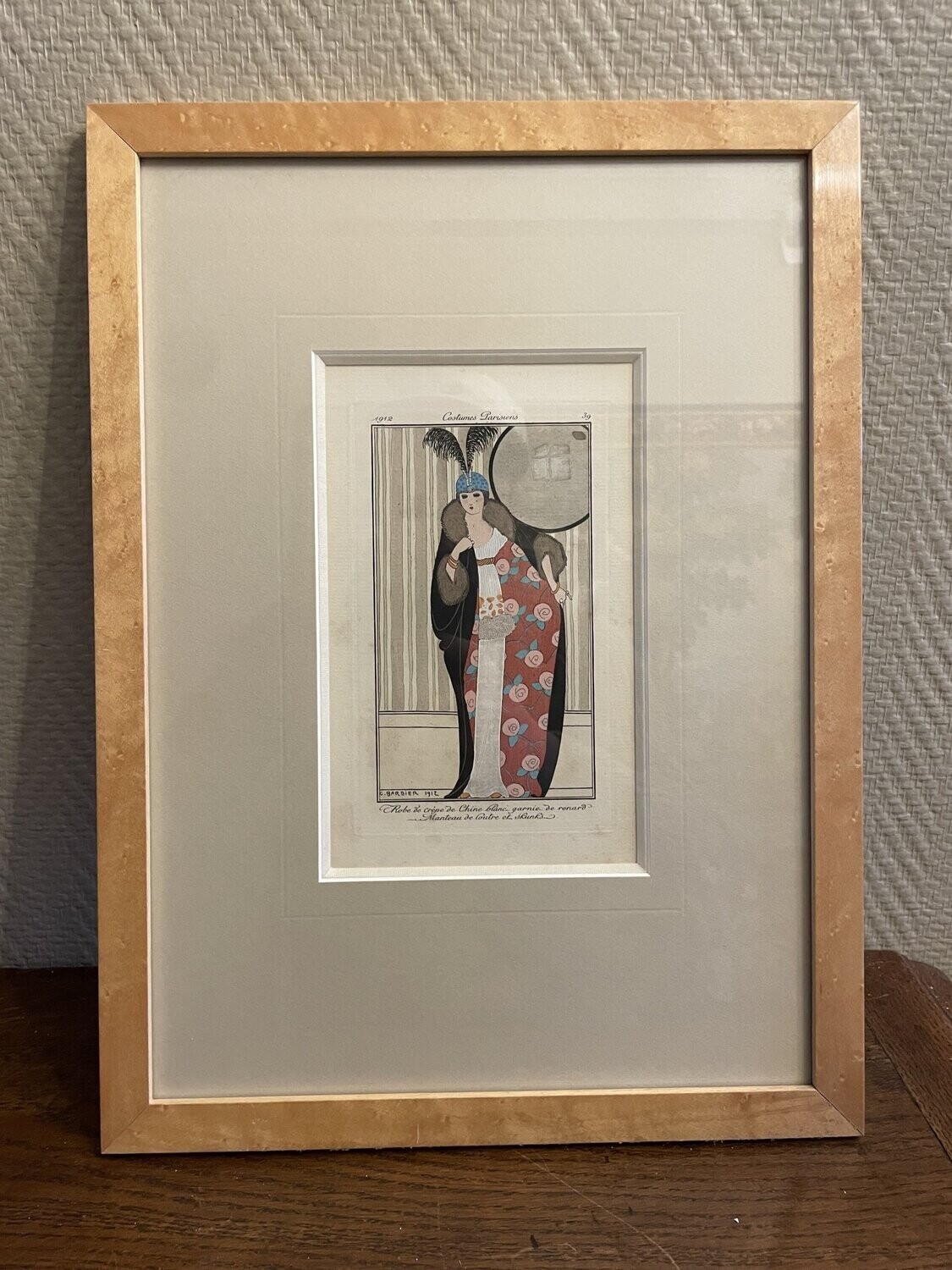 Costume parisien "39" - 30,5 cm x 41,5 cm