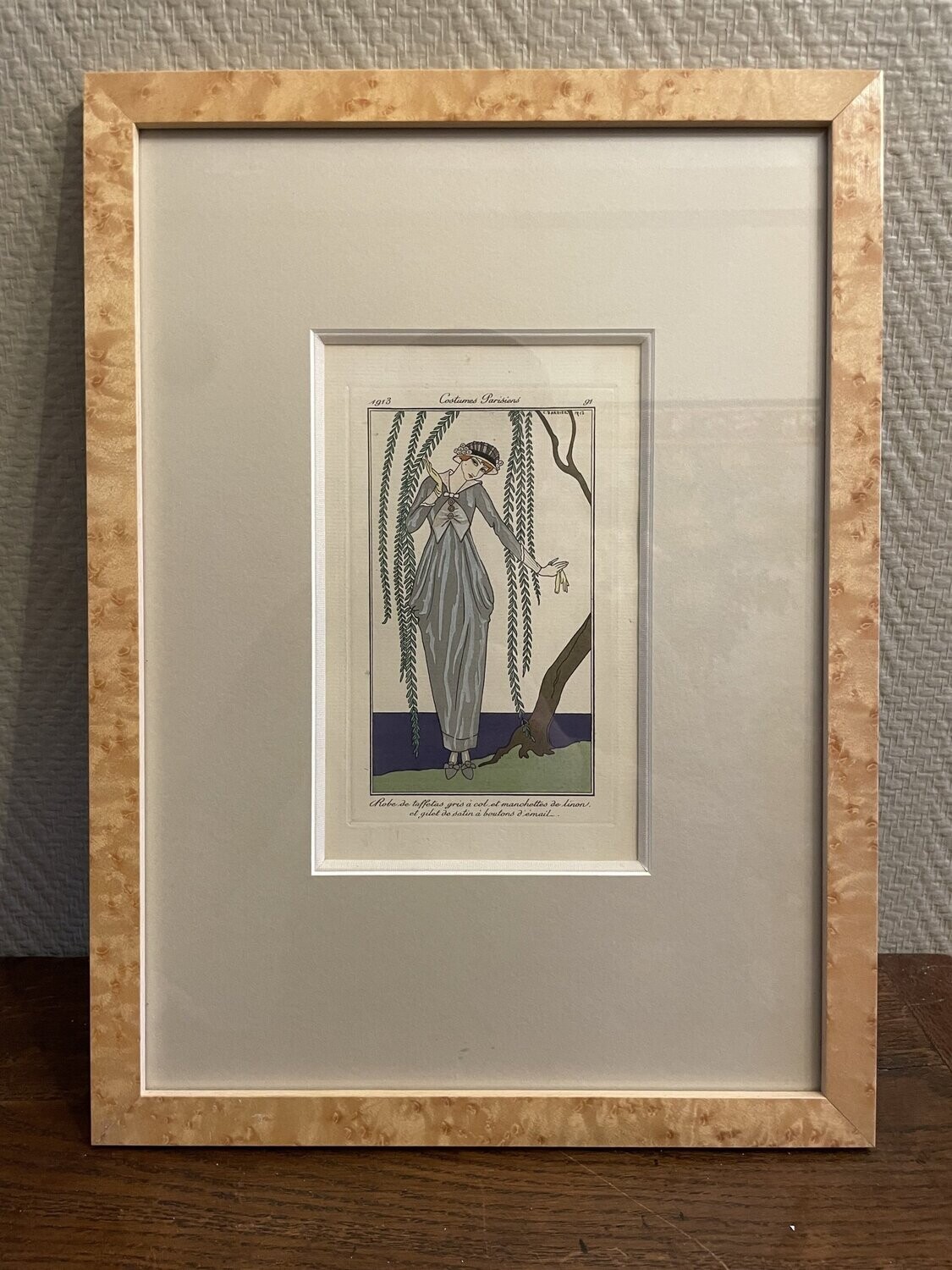 Costume parisien "91" - 30,5 cm x 41,5 cm