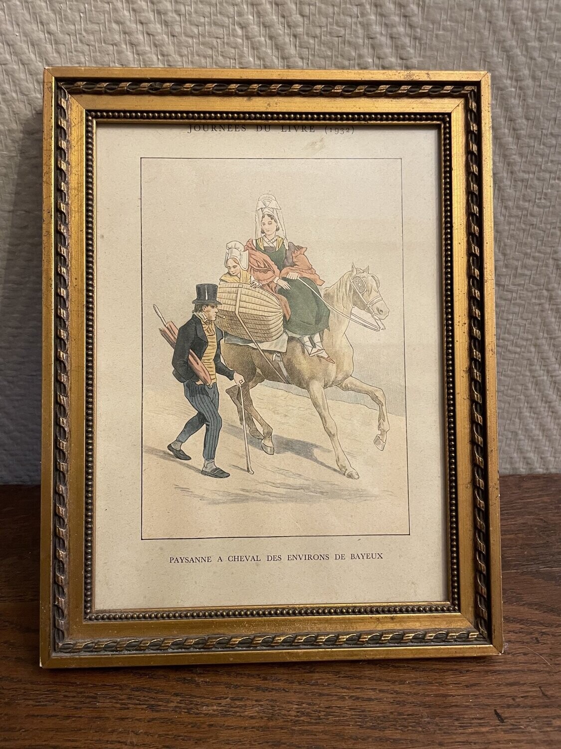 "Journée du livre paysanne à cheval des environs de Bailleux" - 20,5 cm x 27 cm