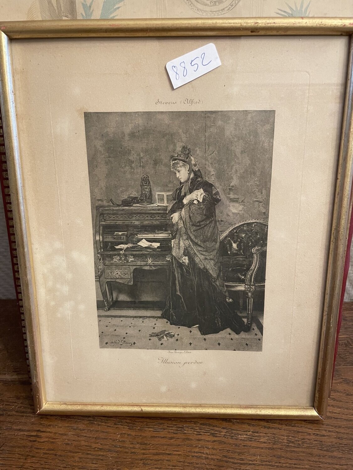 Gravure de Stevens "Illusion perdue" - 25 x 31