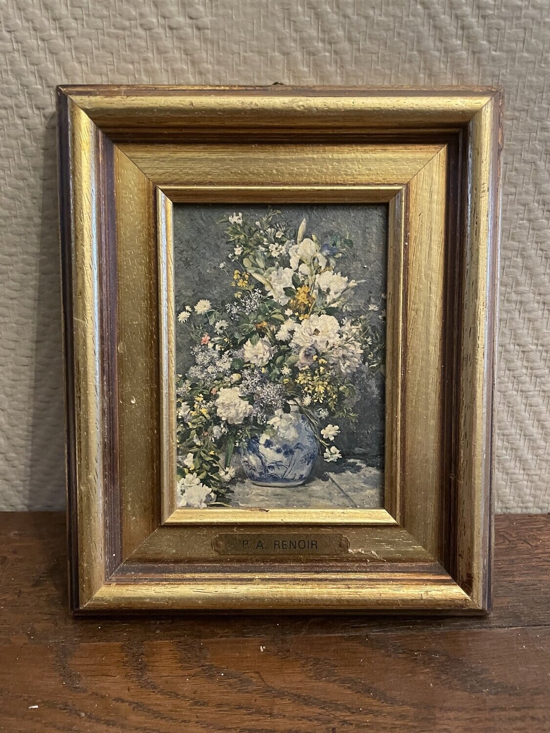 Bouquet de fleurs par P. A Renoir - 19 cm x 23 cm