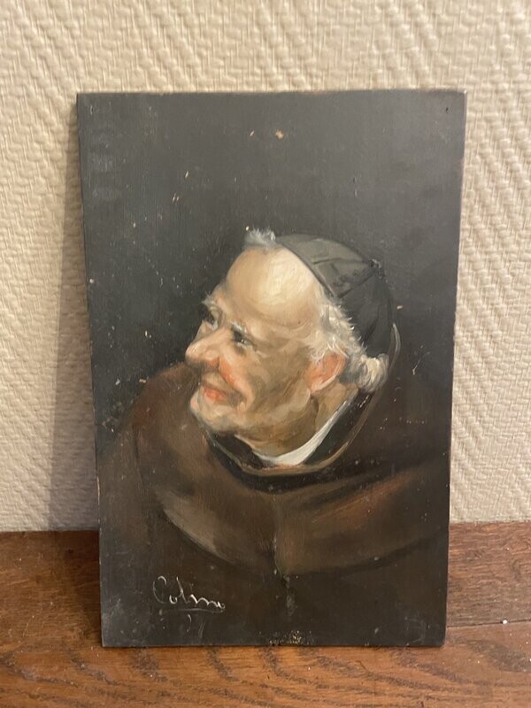 Portrait d'homme d'église - 19 cm x 30 cm