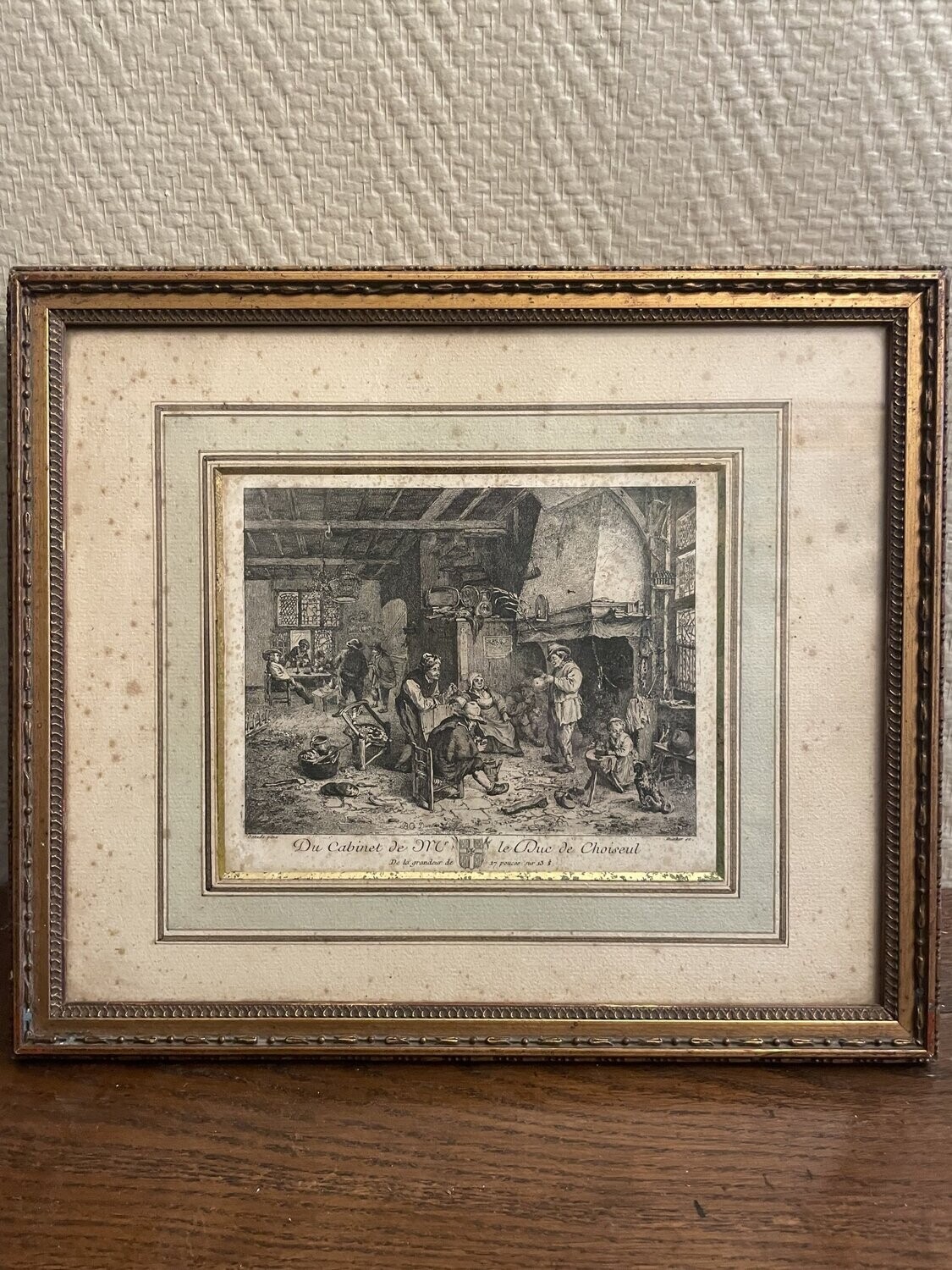 Du cabinet de monsieur le Duc de choiseul - 33 cm x 28 cm