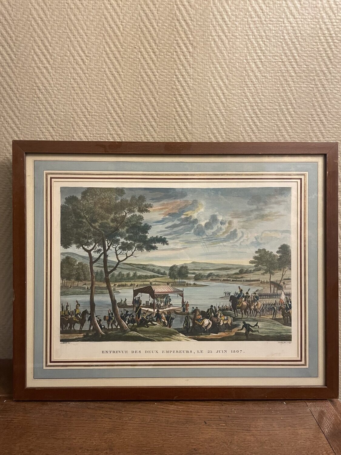 Gravure couleur sur le thème Napoléonien d'après SWEDASH - 30 x 40 cm