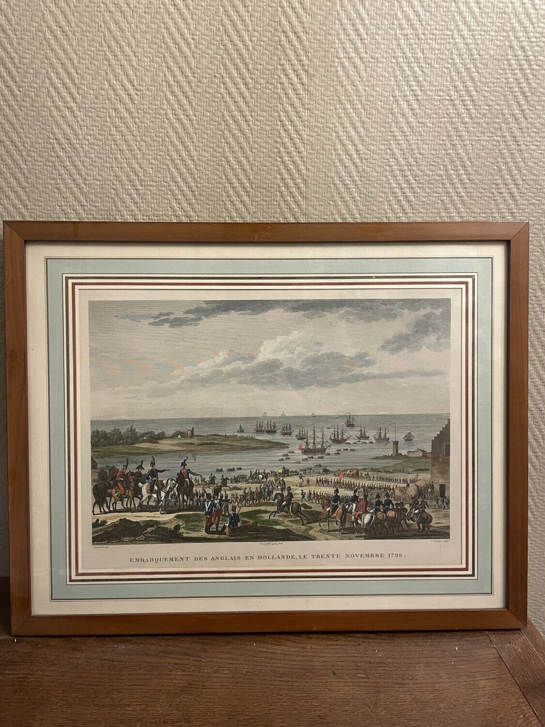 Gravure couleur sur le thème Napoléonien d'après SWEDASH - 30 x 40 cm