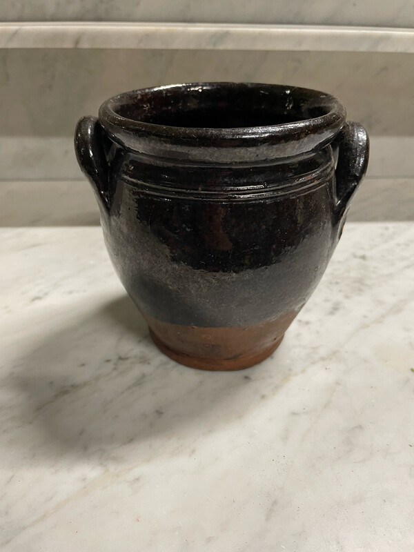 Vase pour fleurs en grès émaillé H-18 D-8