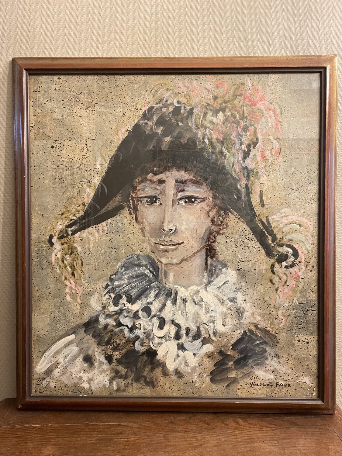 Tableau de Vincent Roux portrait - 78 cm x 86,5 cm
