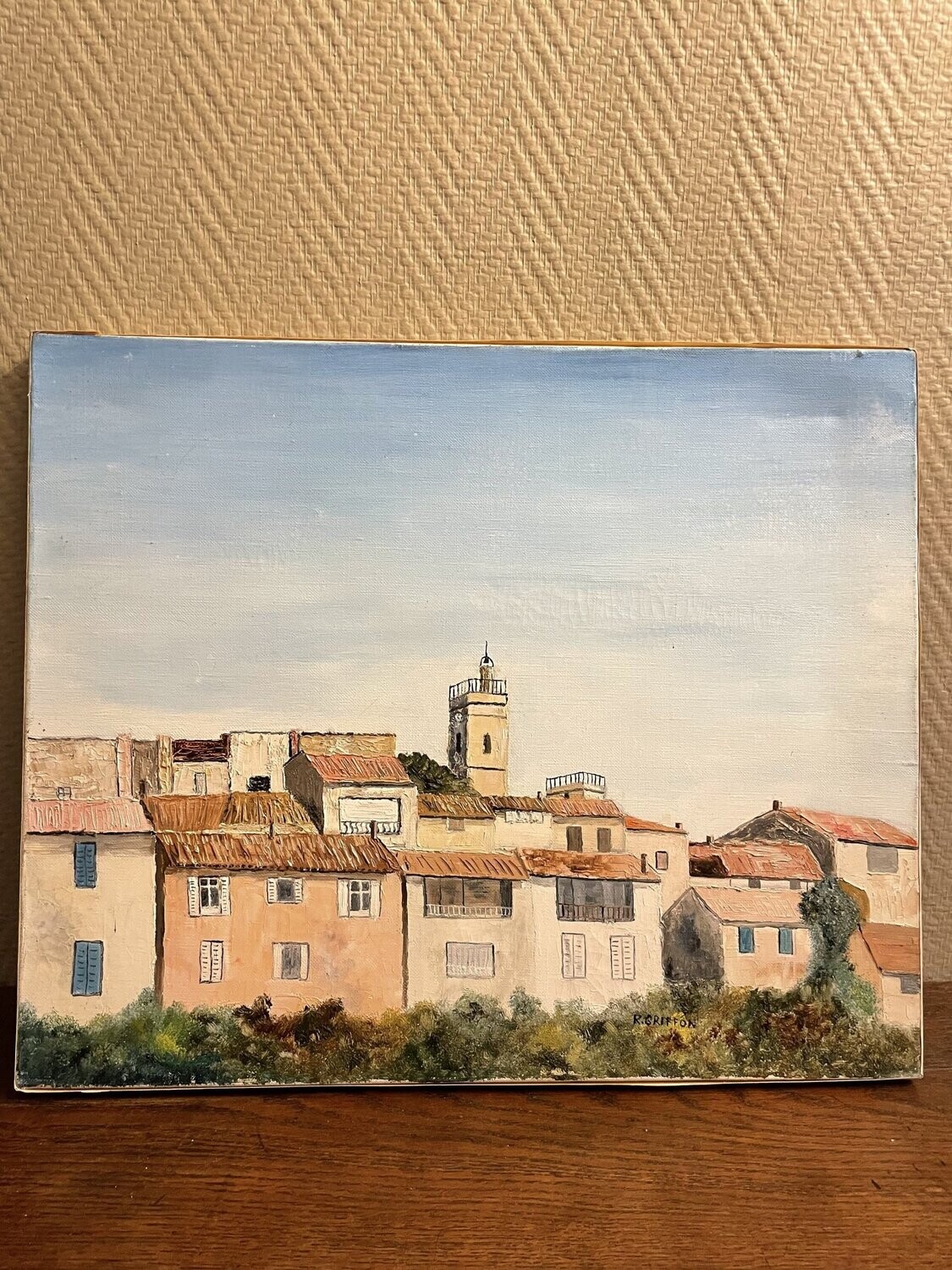 R. Griffon "Mougins" - 46 cm x 38 cm