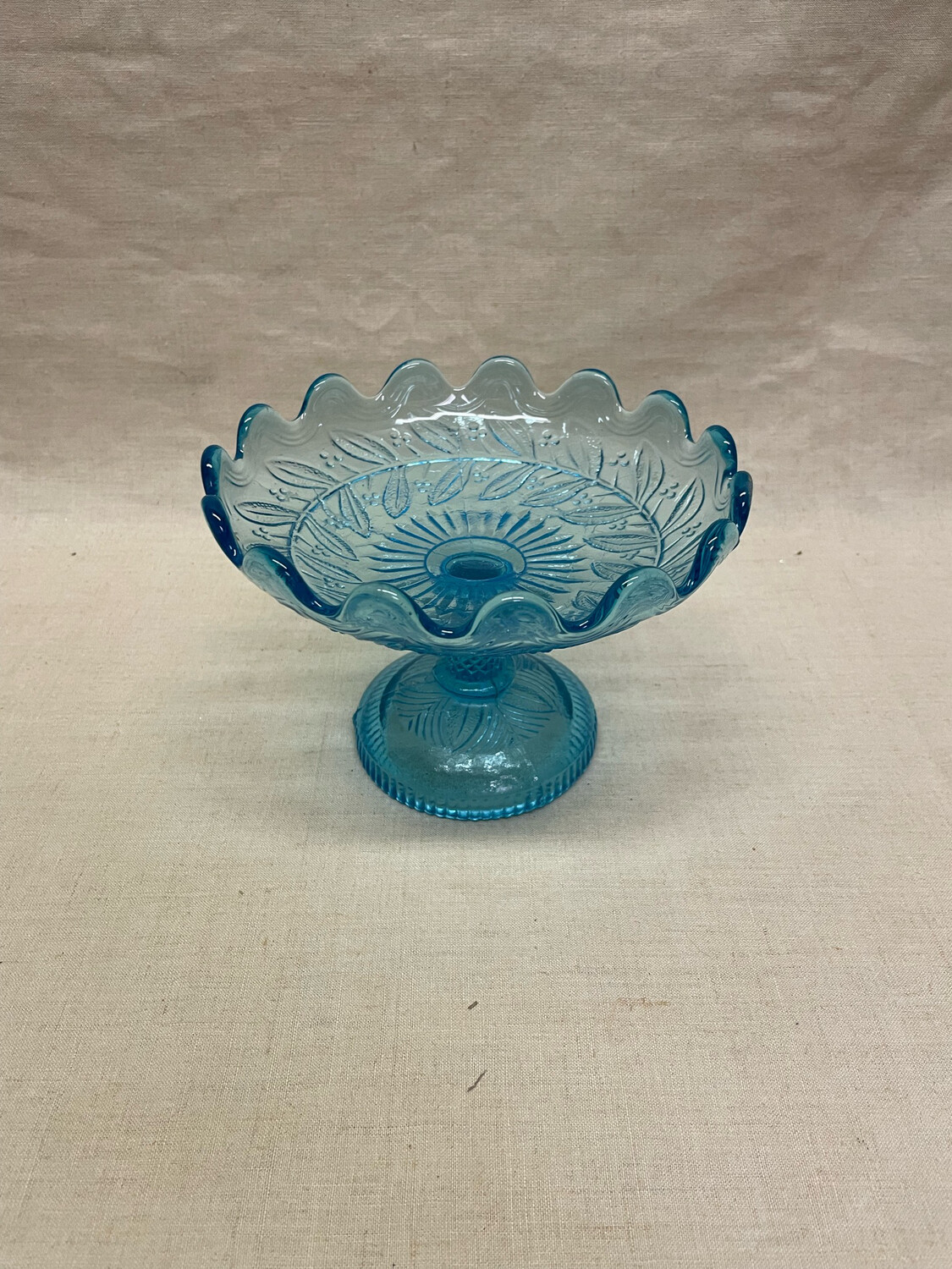 Coupe bleutée - H 12 cm et D 16 cm