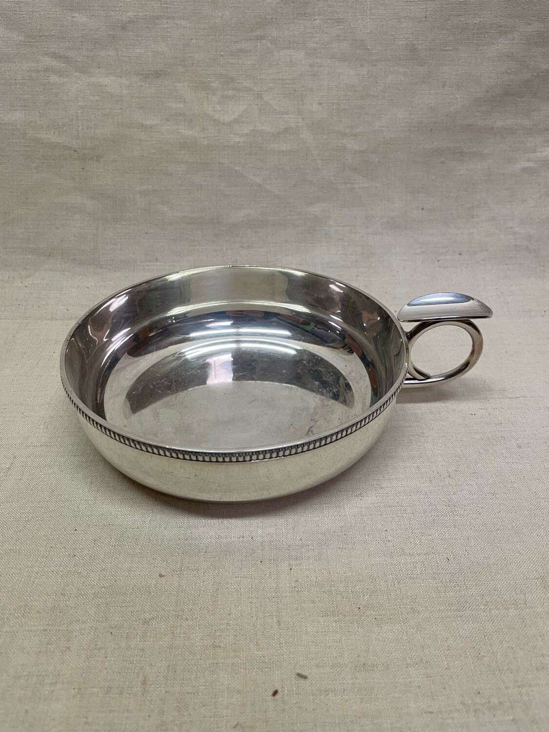 Cendrier argenté - Diamètre 15 cm