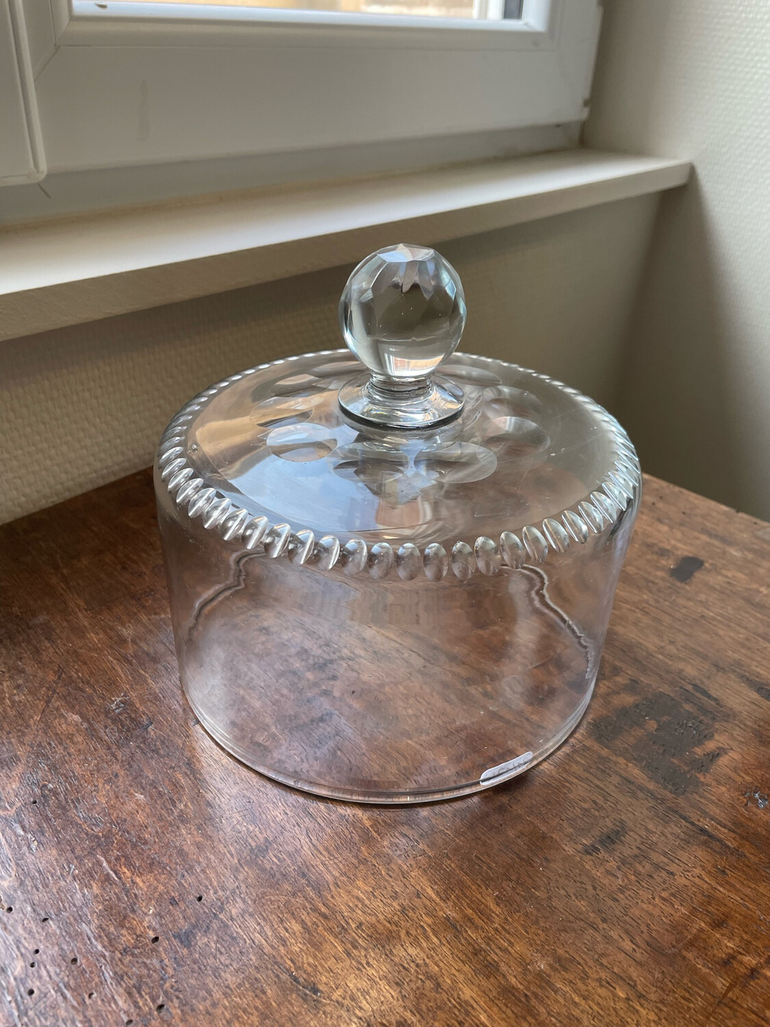 Cloche en cristal taillé - 15,5 cm