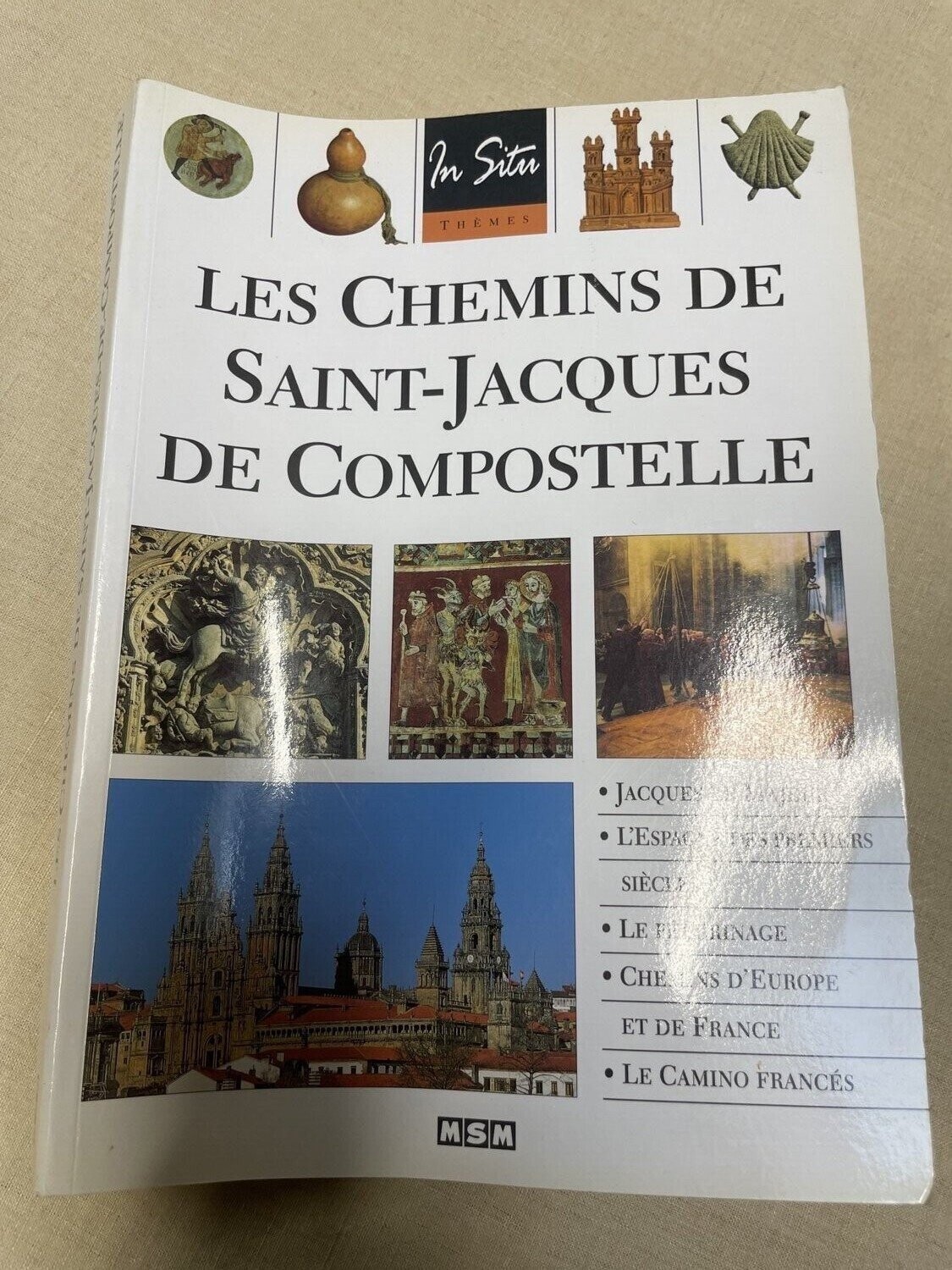 Livre "Les chemins de Saint-Jacques de Compostelle" écrit en Espagnol