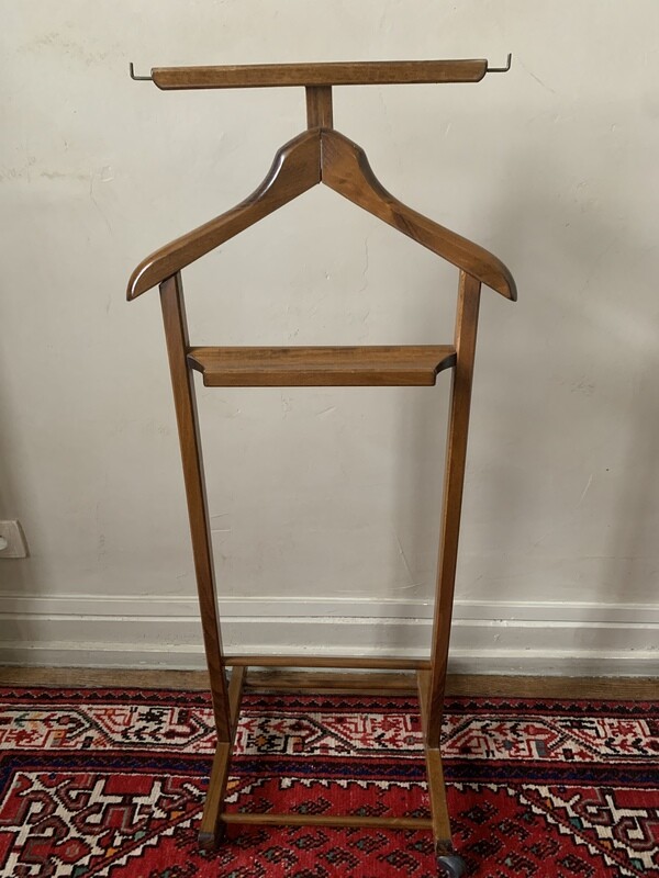 Valet en bois - H 104 x 44 cm