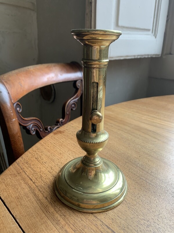 Bougeoir doré - 19 cm