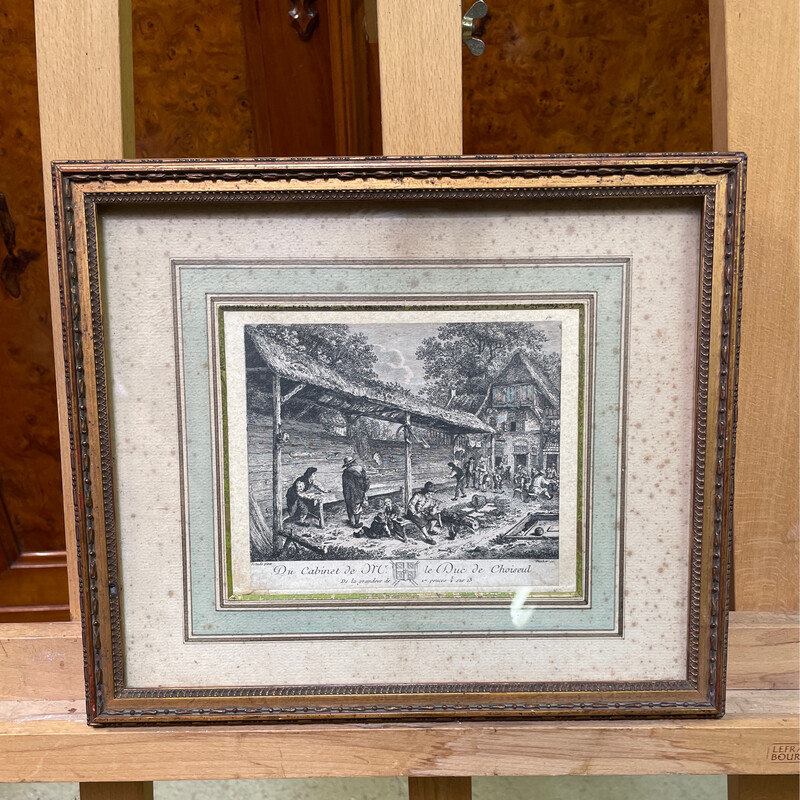 "Du cabinet de Mr le Duc de Choiseul" - 28 x 33 cm