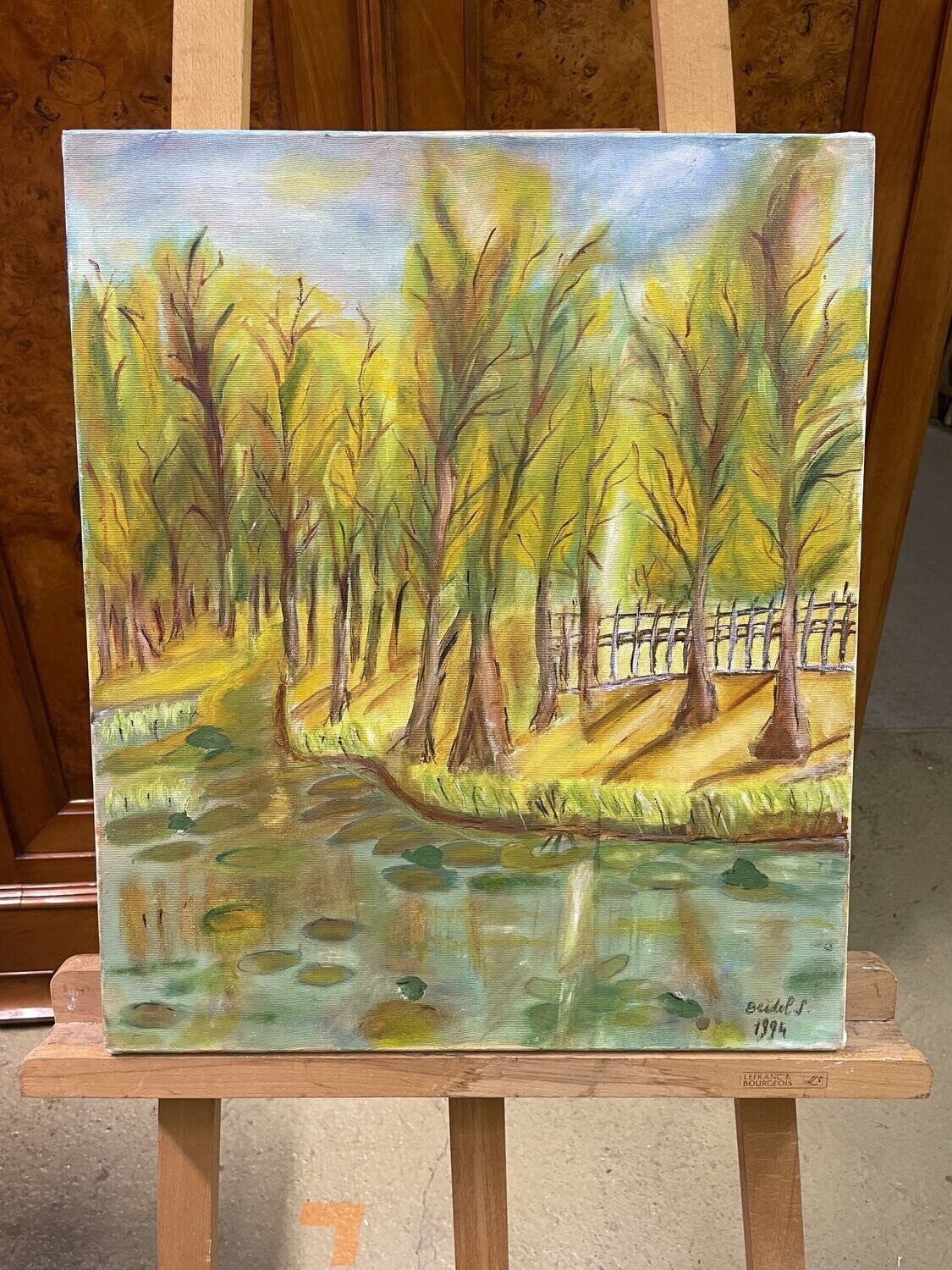 S, BRIDEL 1994 Paysage hdt sbd 55x46,5