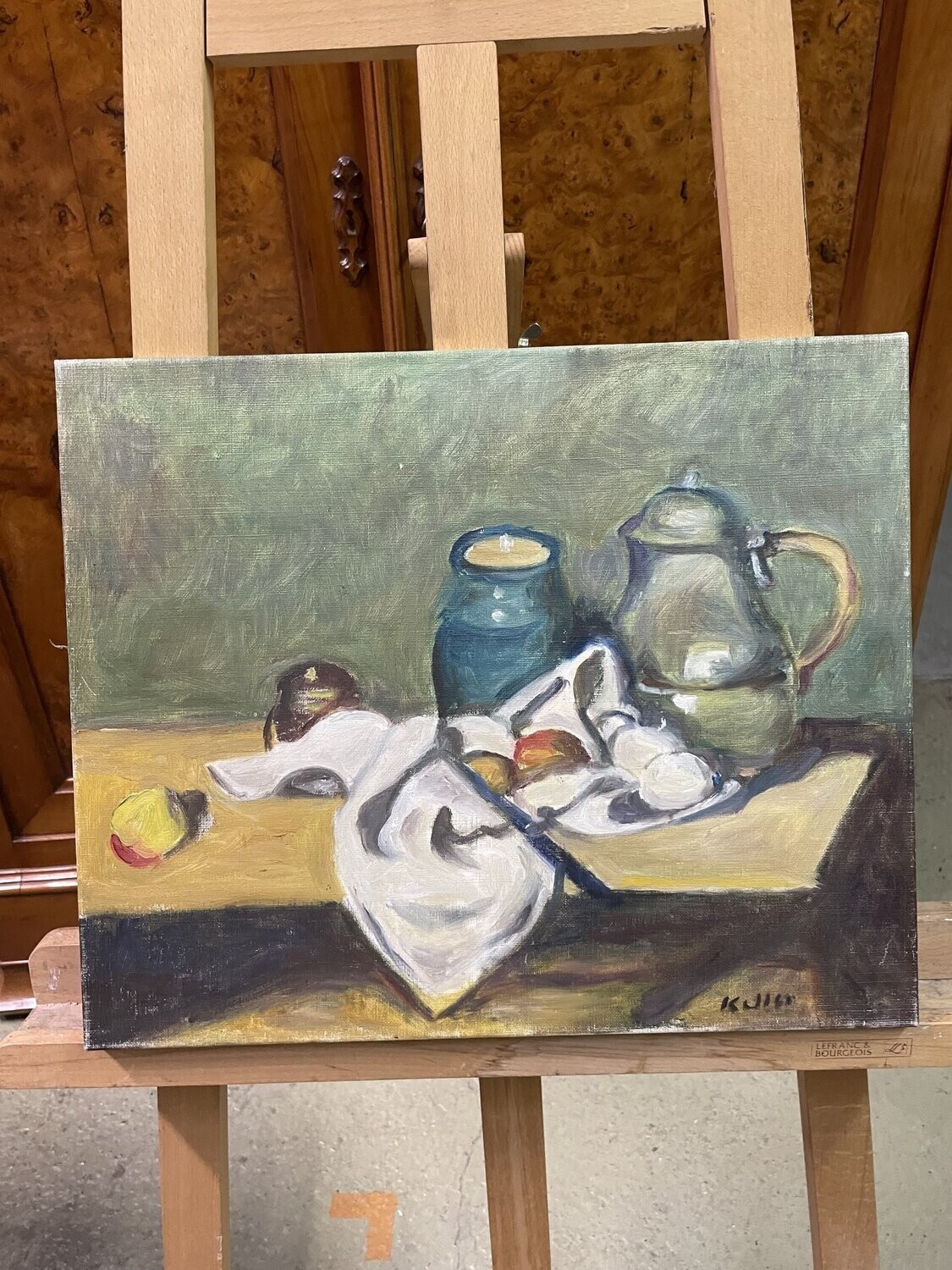 KELLER nature morte, hst sbd 38x46