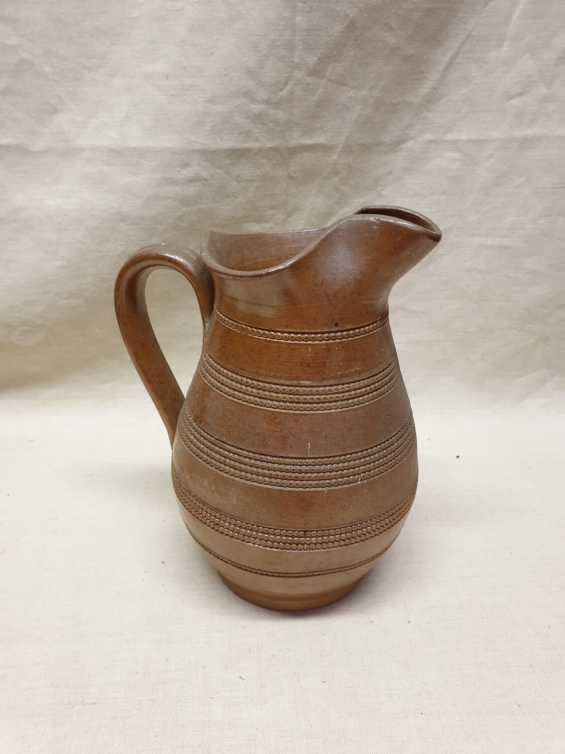 Pichet en grès rouge cuivré - 21 cm
