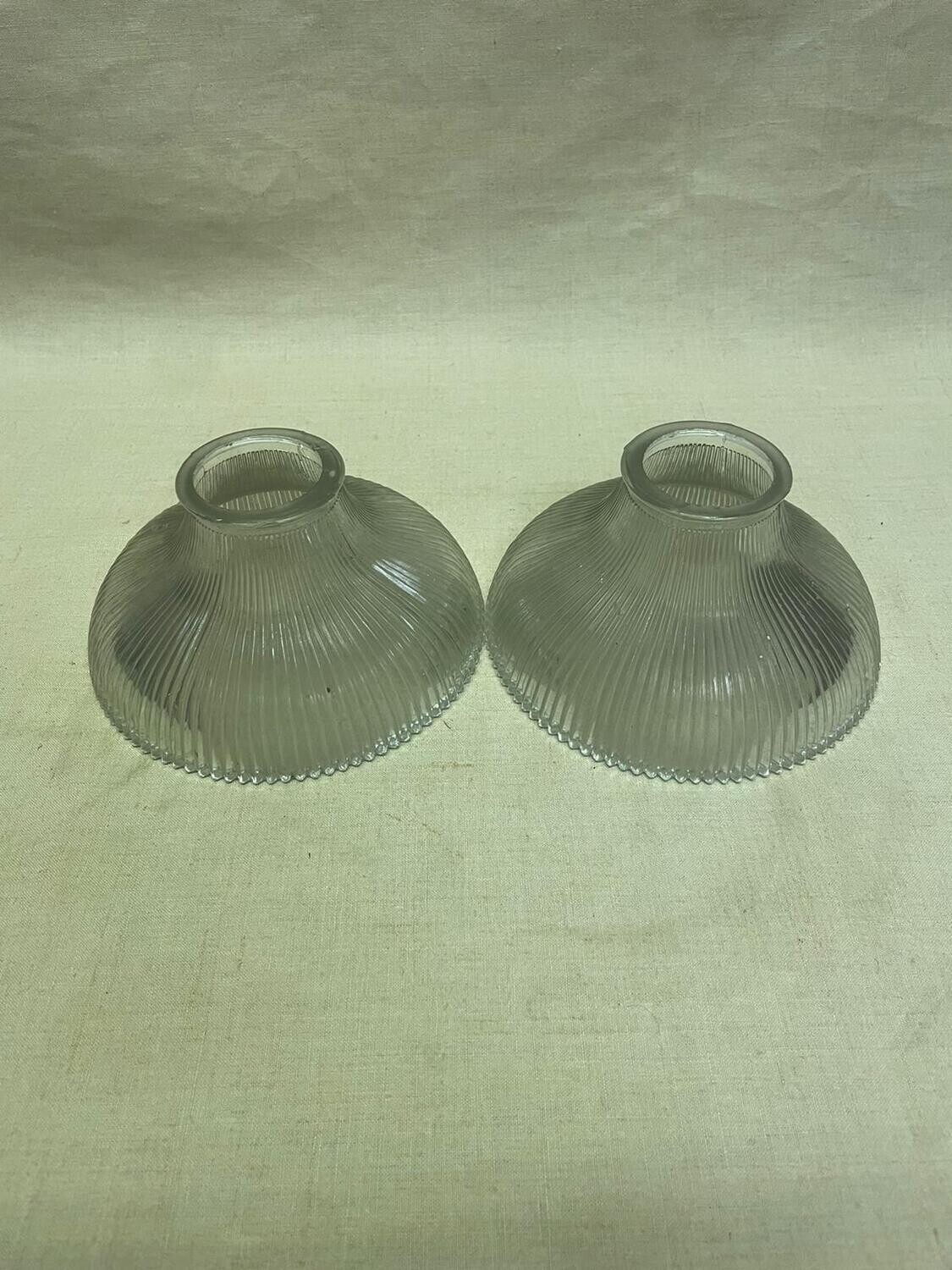 Paire de verres de lustre - 7,5 cm