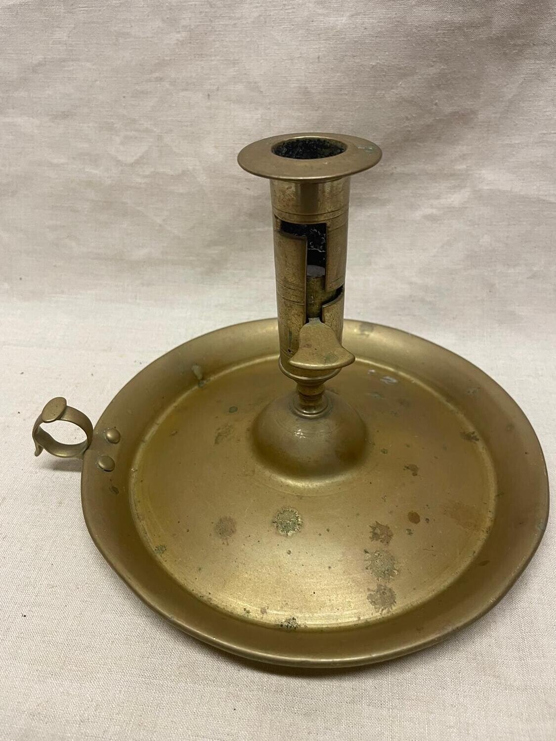 Bougeoir en laiton  - 16 cm