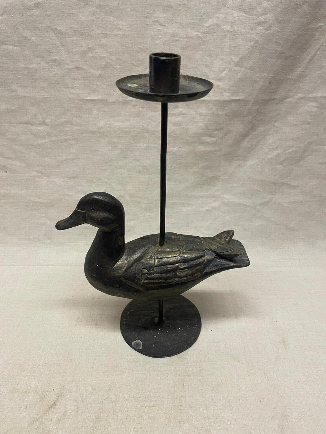 Bougeoir au canard - 35 cm
