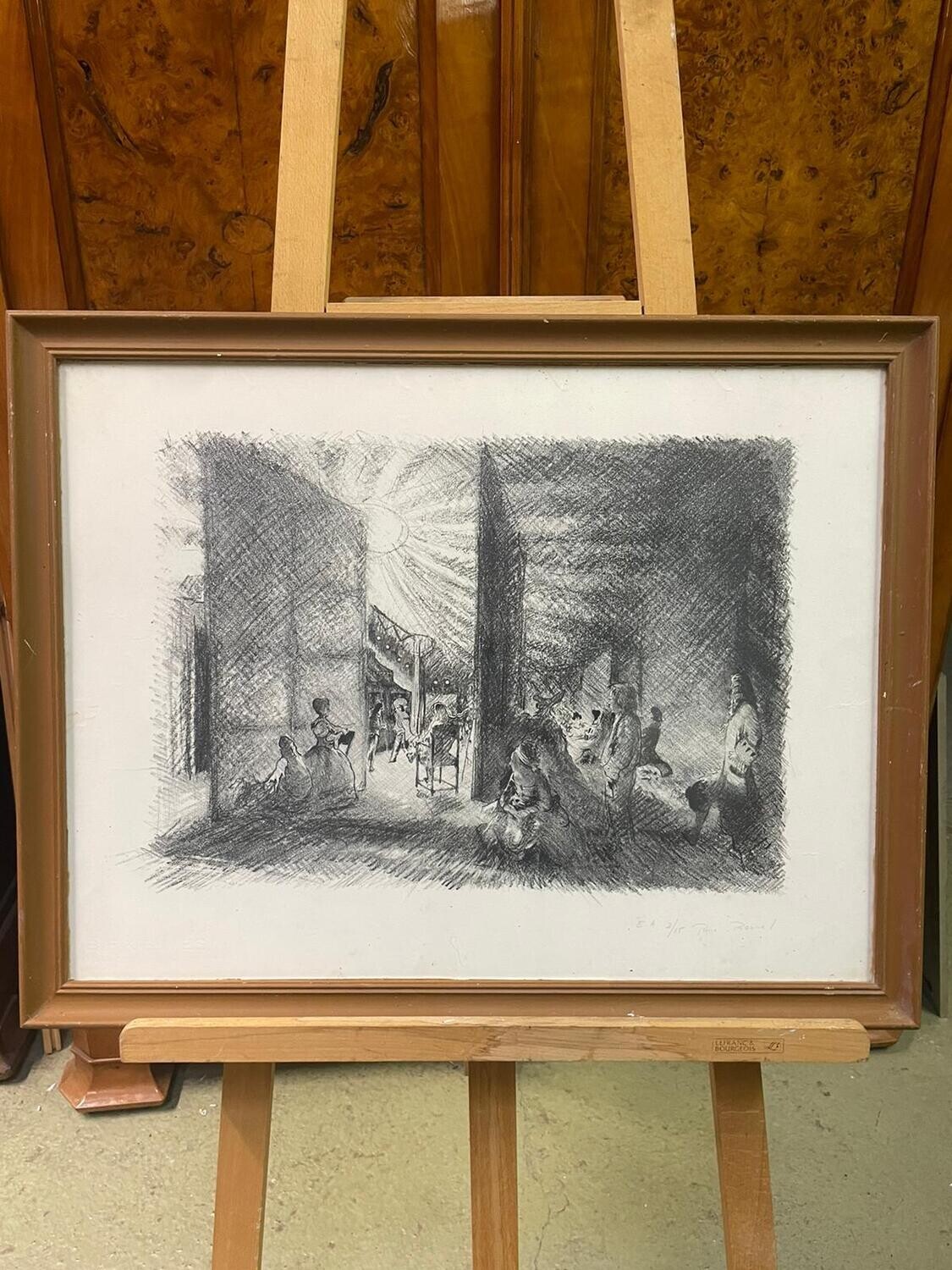 Dessin à la mine de plomb - 71 x 55 cm