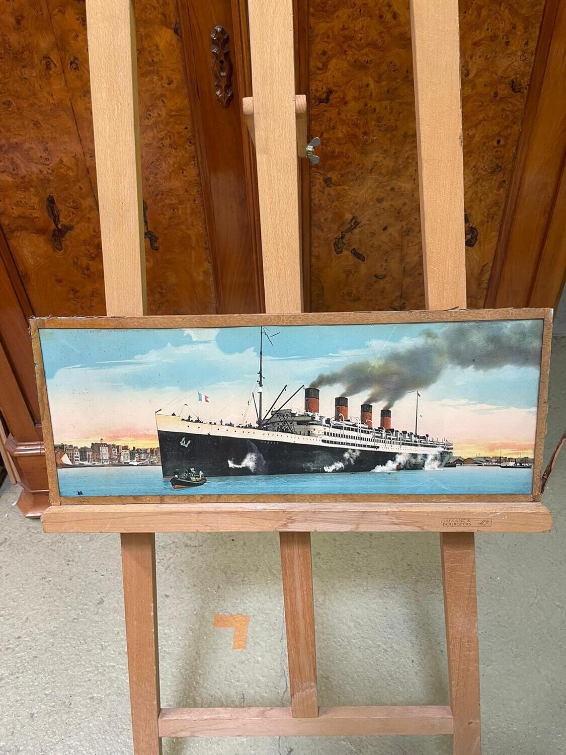 Représentation du Titanic - 58x22,5 cm