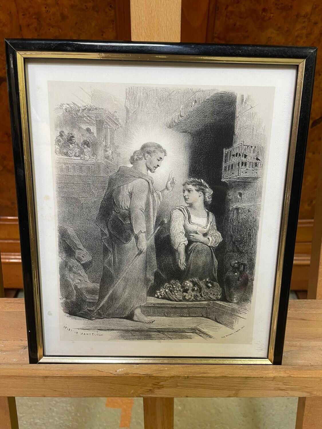 Dessin de Celestin Hanteuil - 30 x 24,5 cm