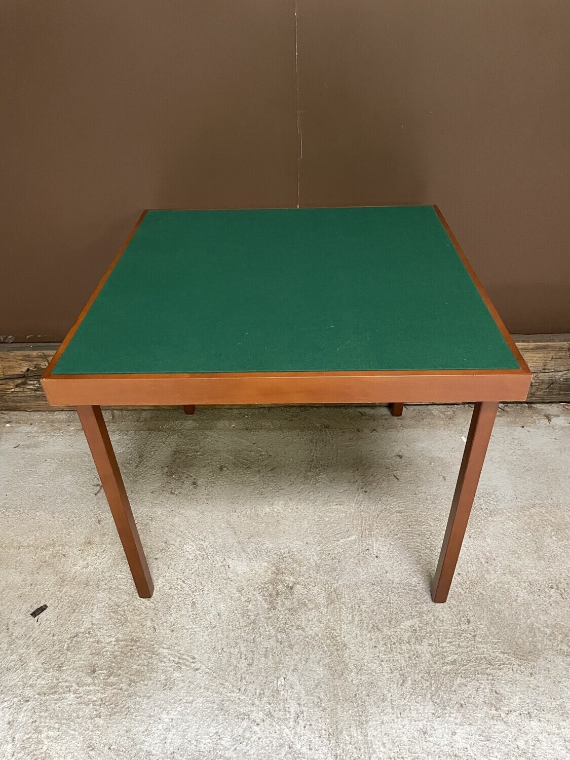 Table de jeux en bois avec pieds pliables - 69 x 79,5 x 79,5 cm