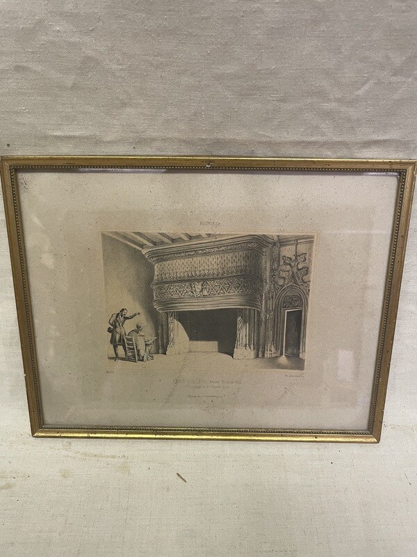 Reproduction de Bourges "PETIT COLLEGE" - 31,5 x 23 cm