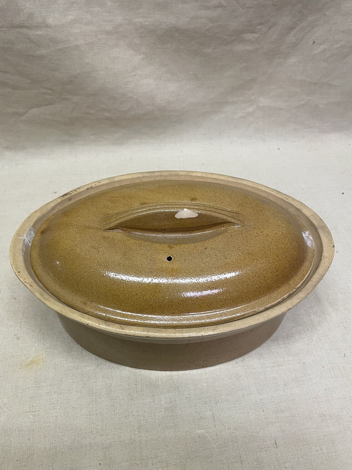 terrine en grès - 30,5 x 22 cm