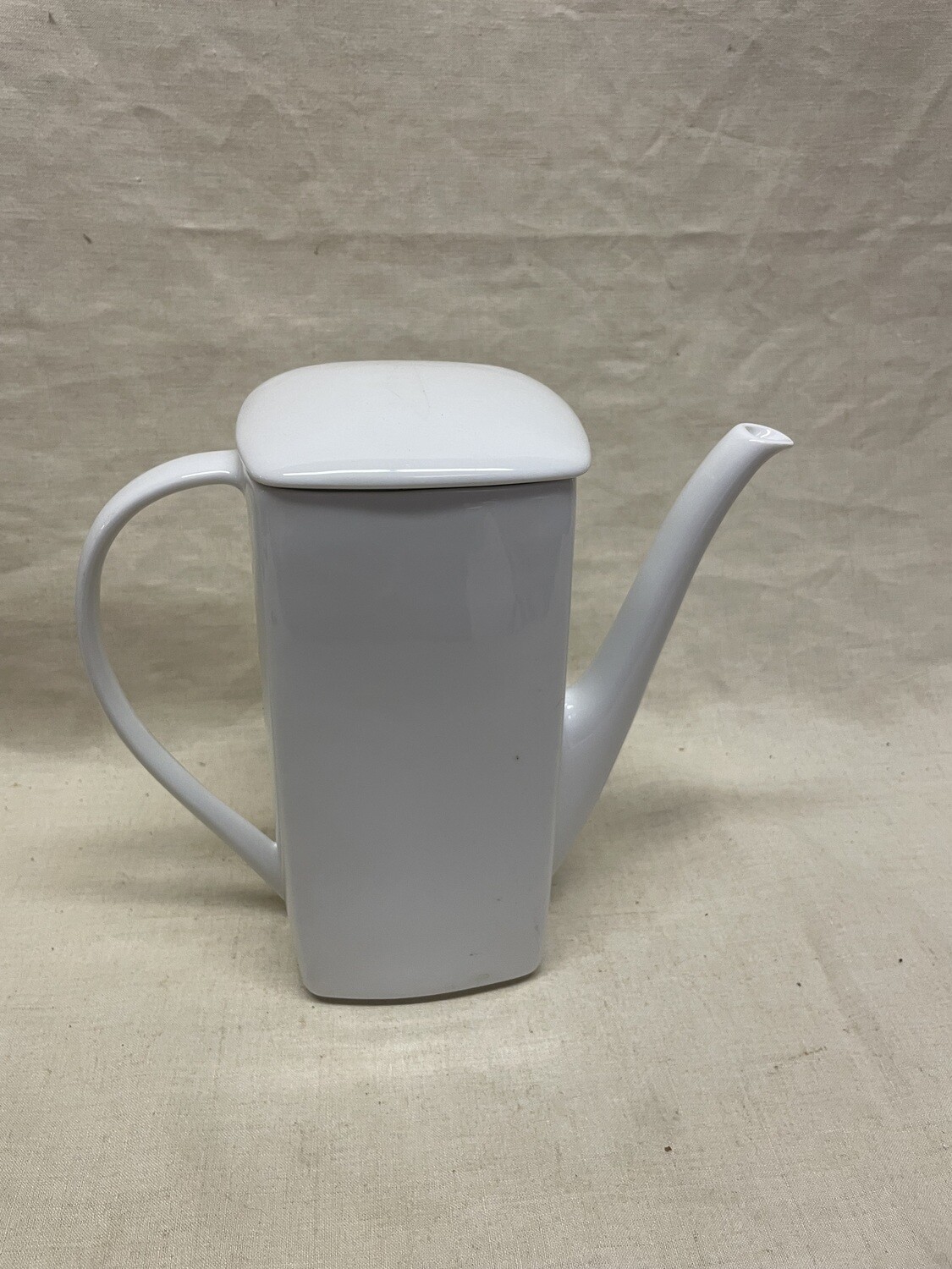 Théière en porcelaine blanche - 22 cm