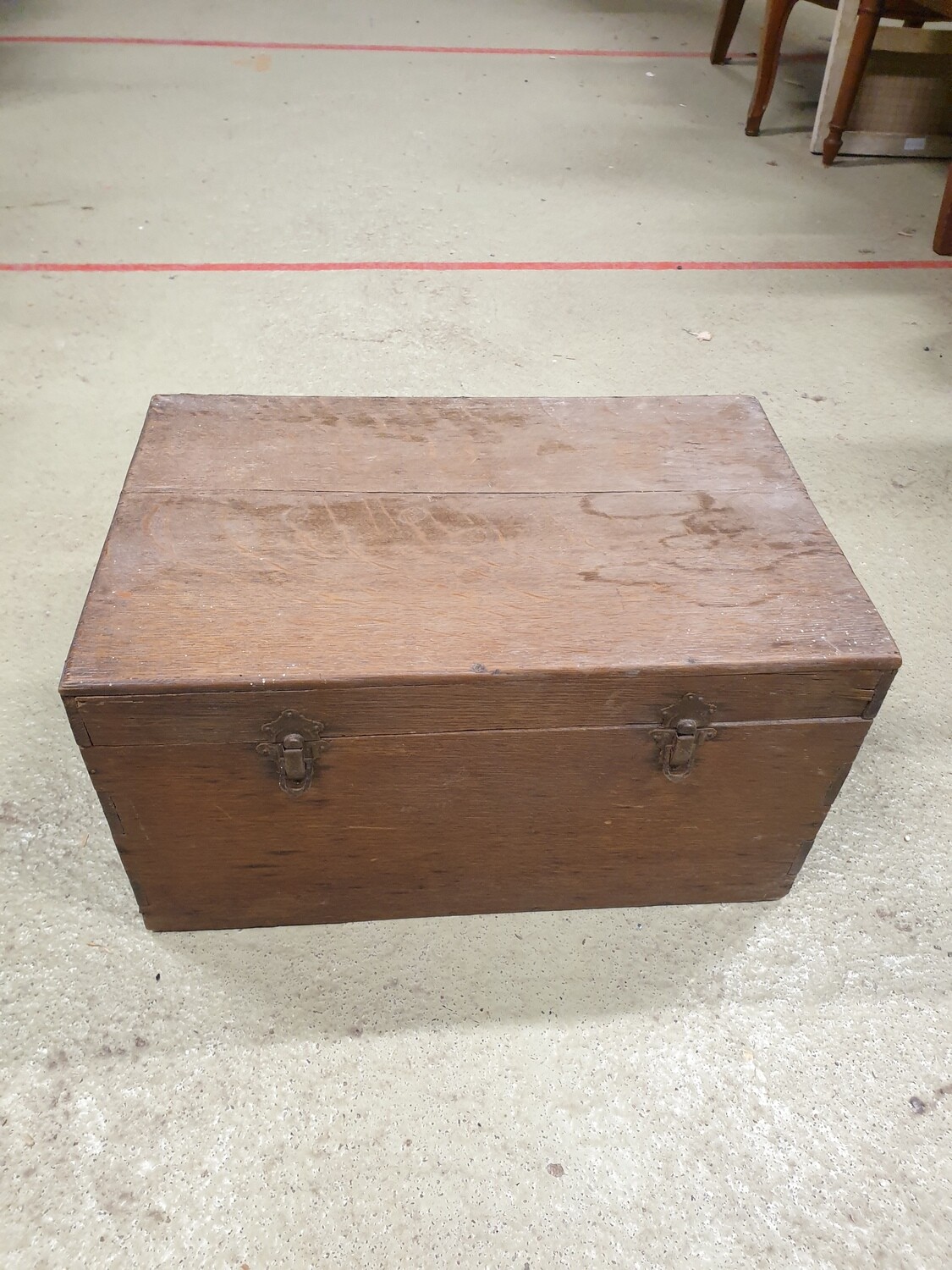 Coffre en bois - 25 x 45 x 29 cm
