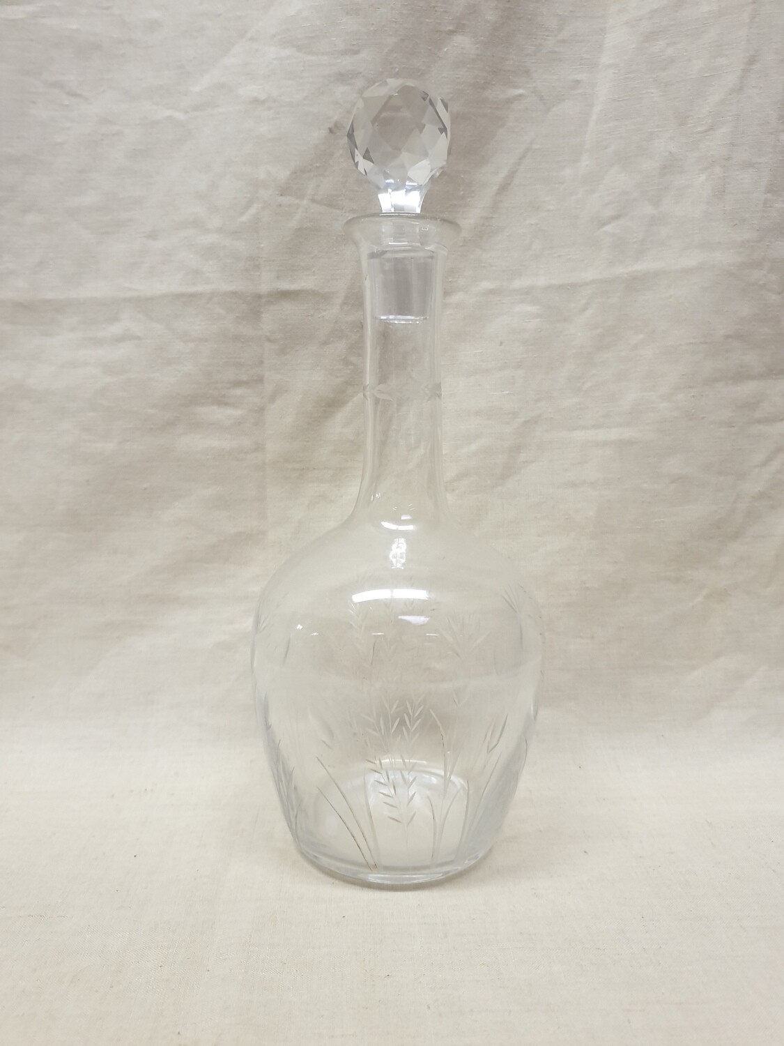 Carafe en verre taillé - 30 cm