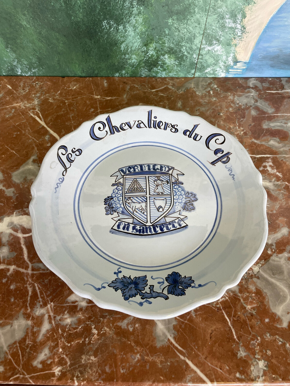 Assiette les chevaliers du cep - 24 cm