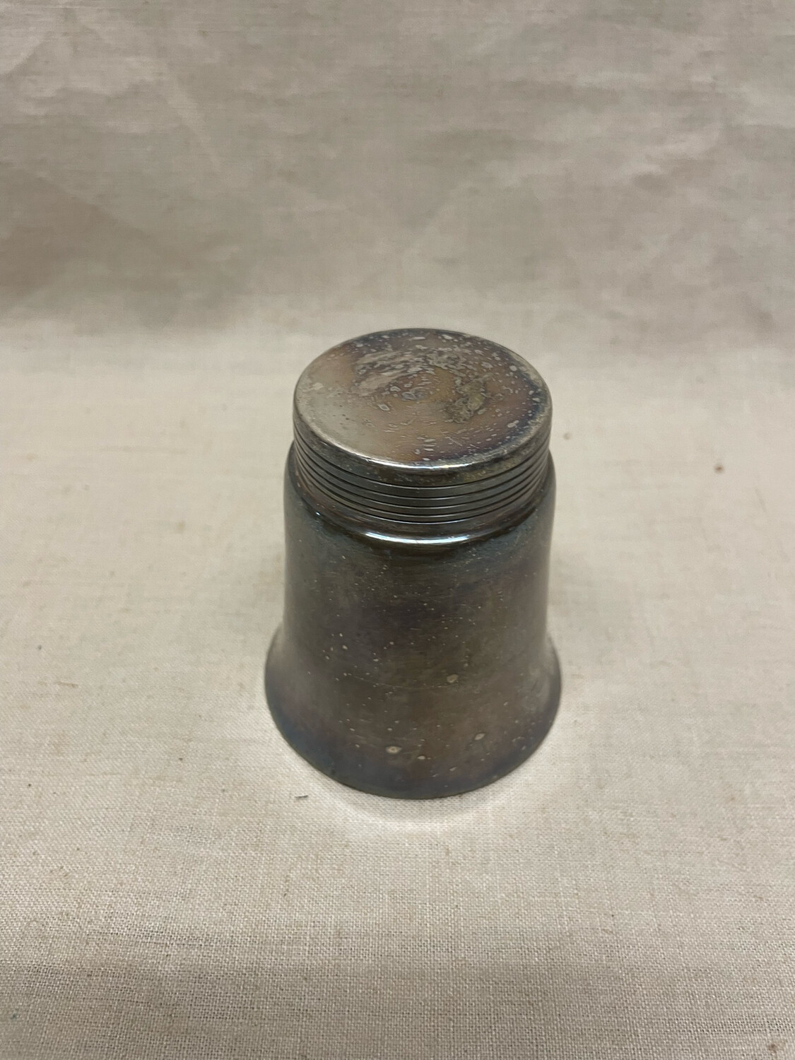 Timbale en métal argenté