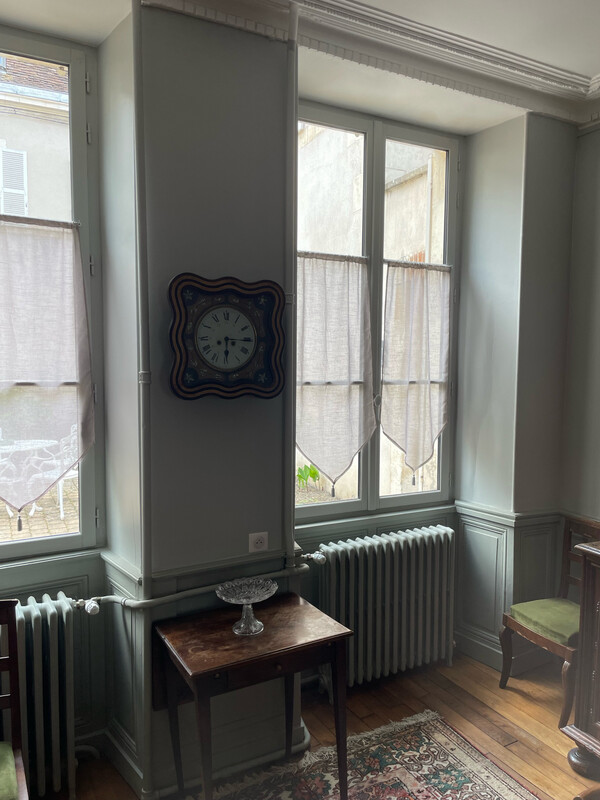 Pendule œil de bœuf - 47 x 47 cm