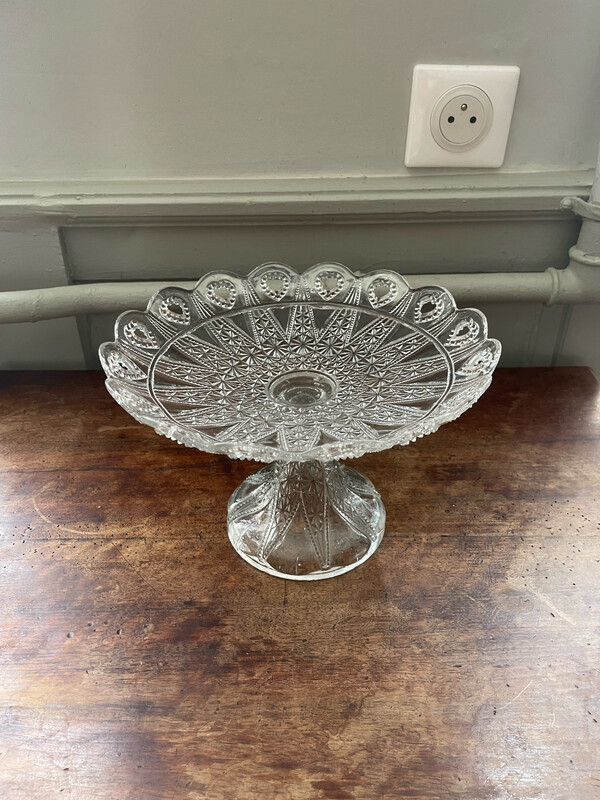 Coupe en verre - H 16 x D 23 cm
