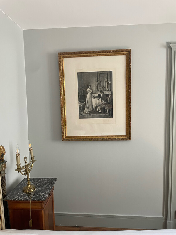 Gravure en noir et blanc "Emile Brack" - 82 x 102 cm