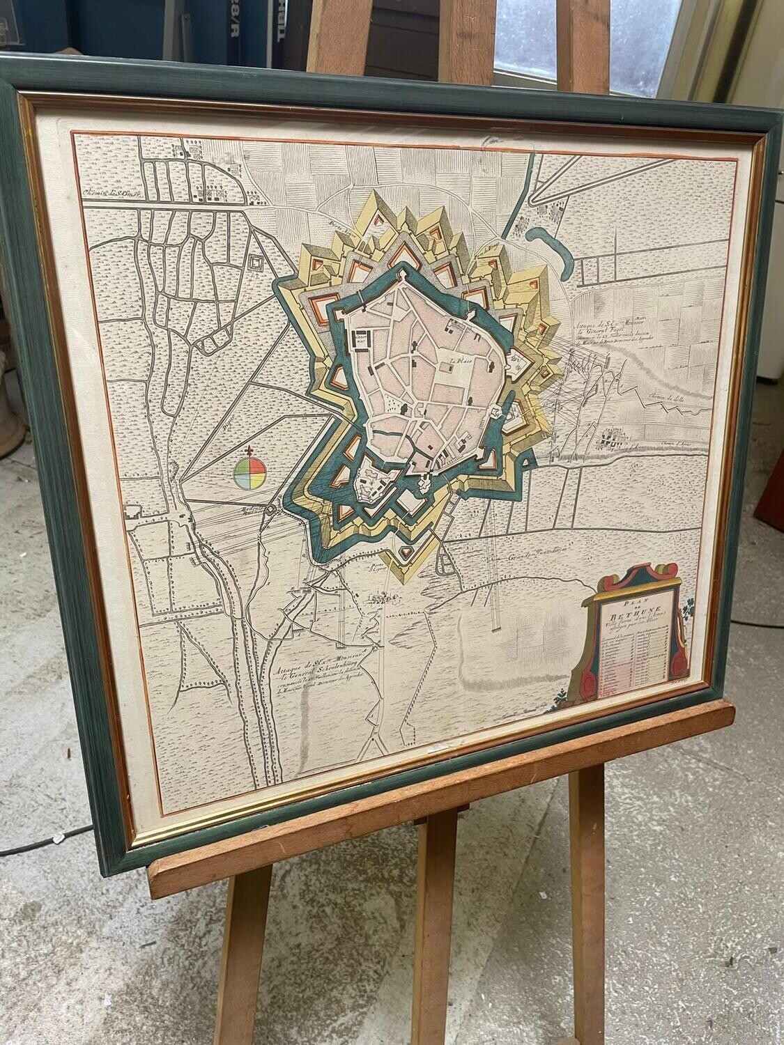 Plan de Bethune - 64 x 59 cm