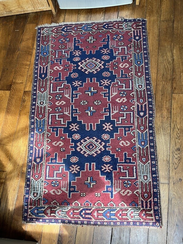 Tapis géométrique - 72 x 124 cm