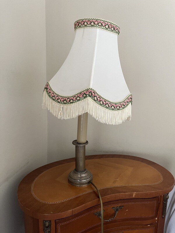 Bougeoir monté en lampe - 42 cm